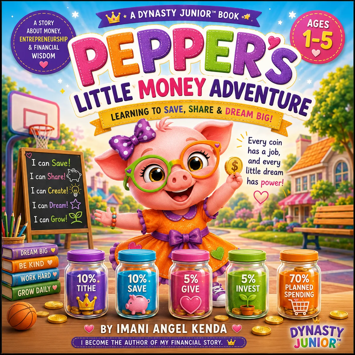 Couverture du livre Pepper's Little Money Adventure par Imani Angel Kenda
